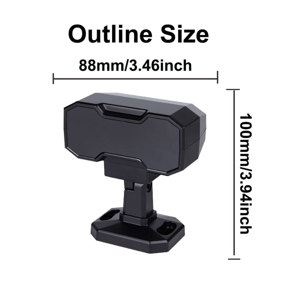 AI DSM01 driver status monitor outline size 88mm by 100mm image