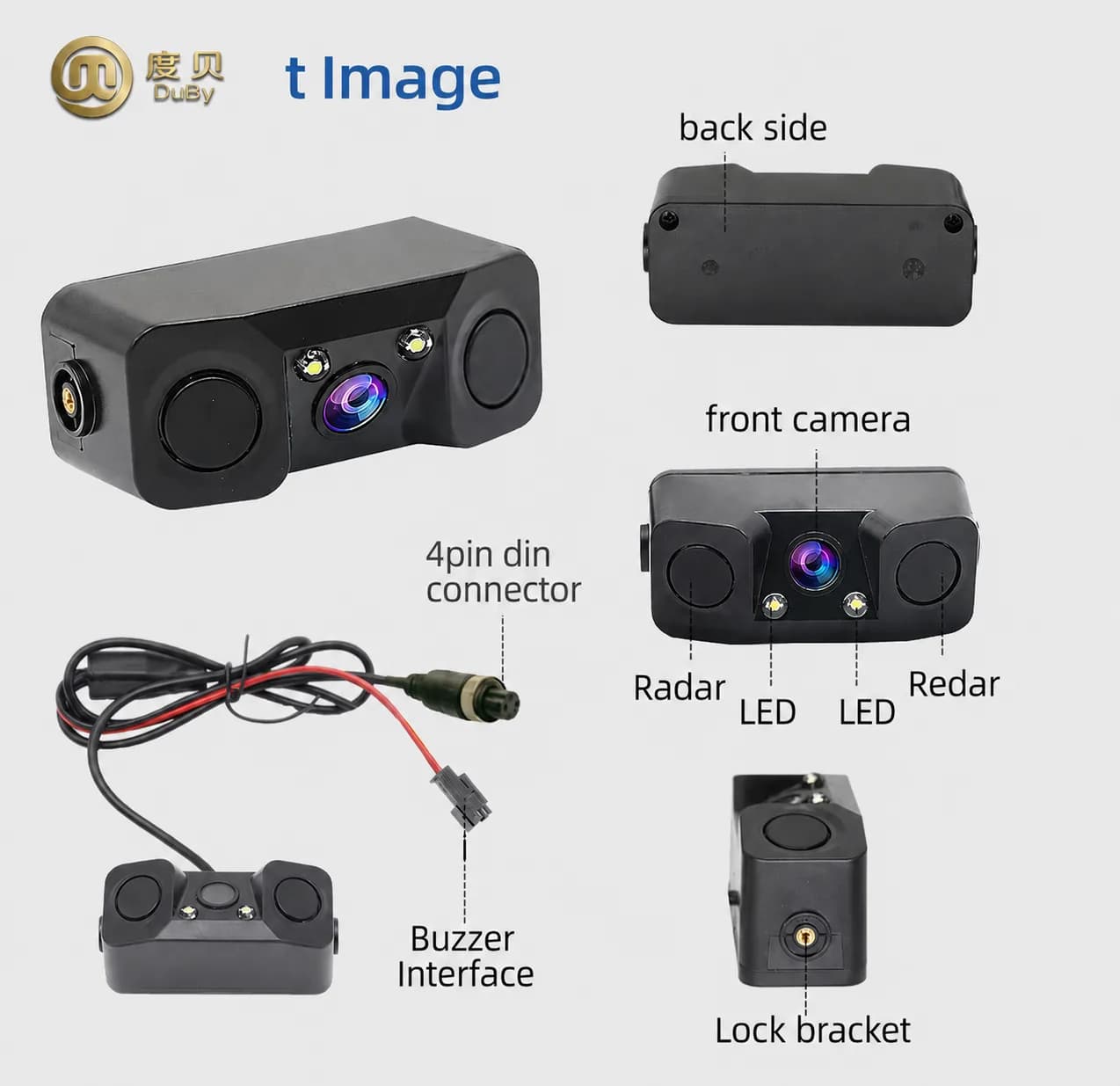 CM303 Three-in-One AHD Radar Rear Camera Cm303 Product Details image 2