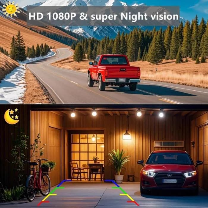 CM40P HD 1080P night vision rear camera display reference