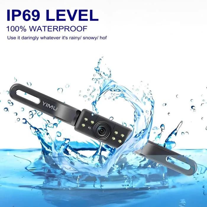 CM40P IP69 waterproof rear camera for rainy and snowy driving conditions