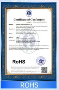 RoHS certificate