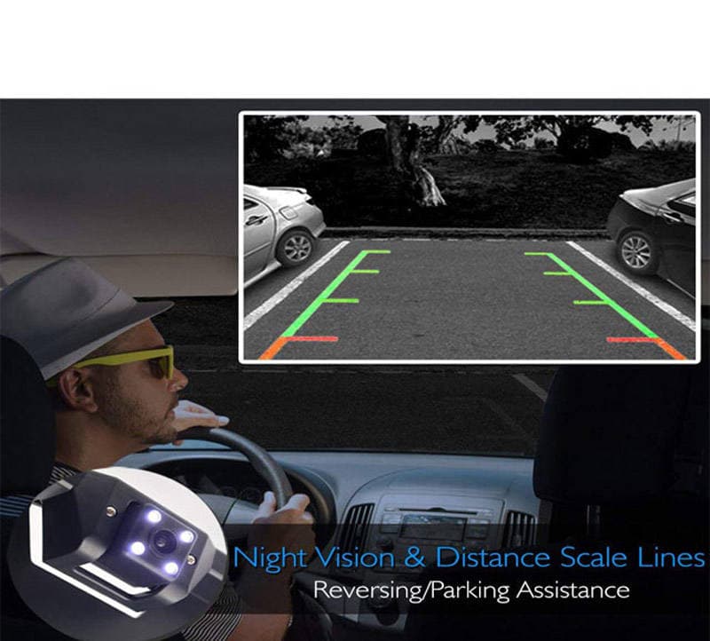 CM60P License Plate Rear Camera Cm60p Night Vision Distance Scale Lines image 2 CM60P License Plate Rear Camera Cm60p Night Vision Distance Scale Lines image 2