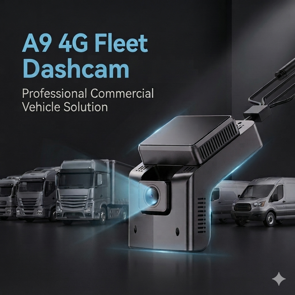 A9 4G fleet dashcam for commercial vehicle solution