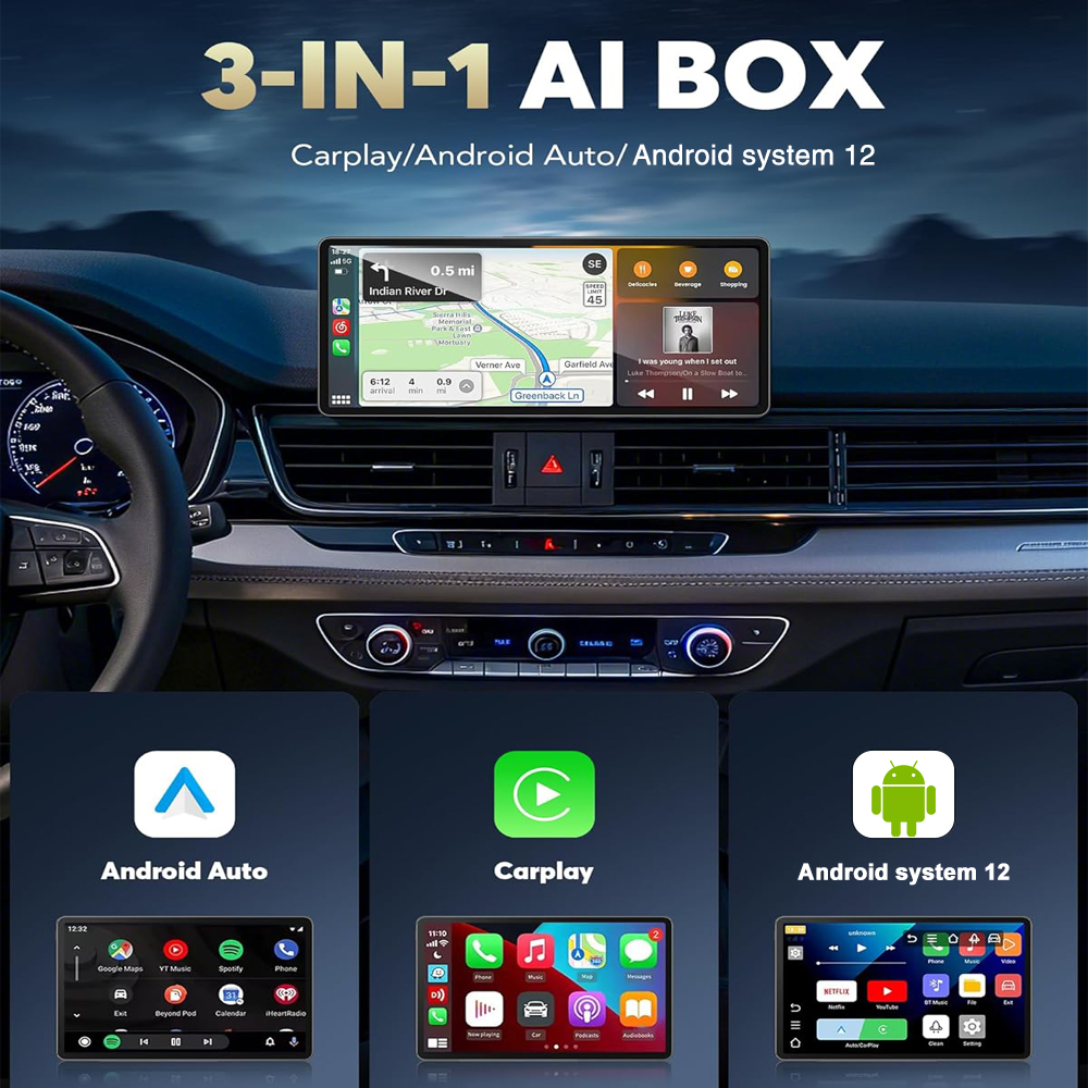 AI028 3-in-1 AI box for Android Auto CarPlay and Android system 12 AI028 3-in-1 AI box for Android Auto CarPlay and Android system 12