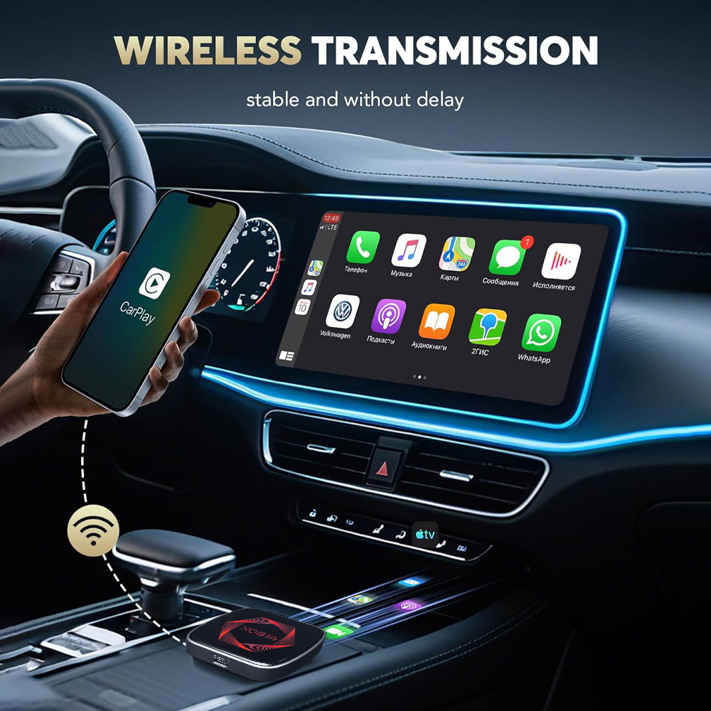 AI028 stable wireless transmission for in-car CarPlay streaming AI028 stable wireless transmission for in-car CarPlay streaming