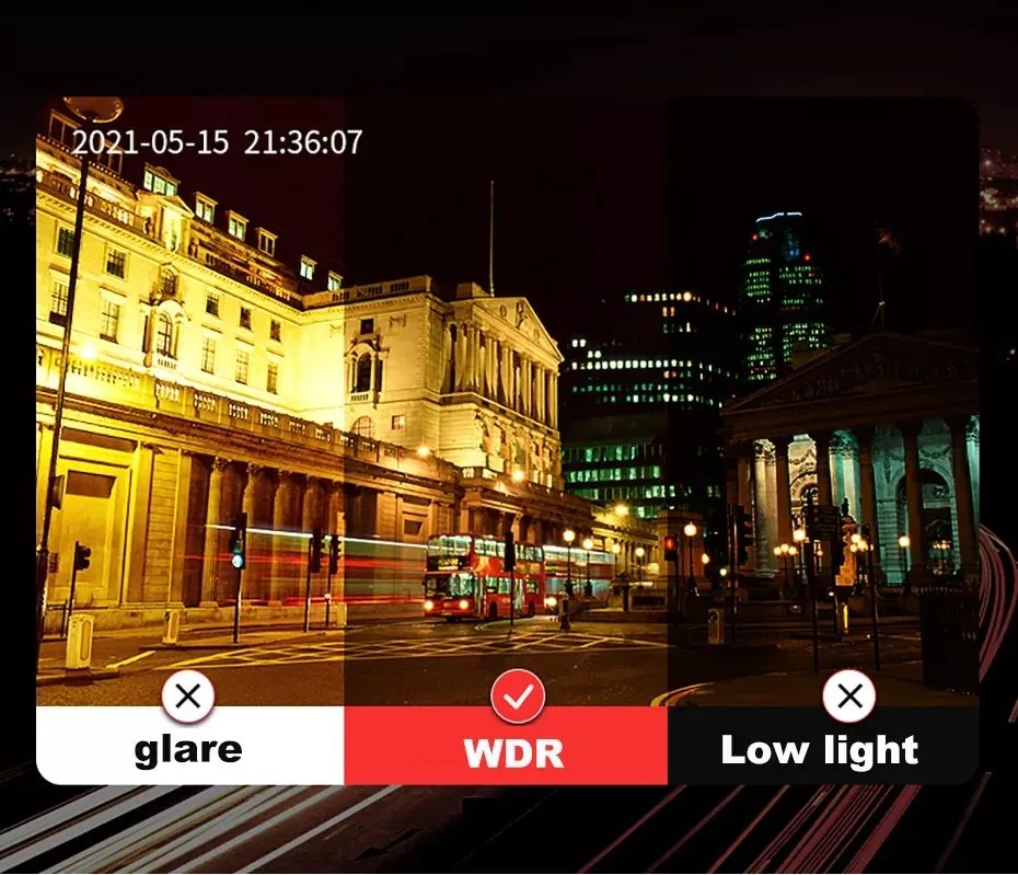 C309 3-Lens 1080P Car DVR thumbnail 2