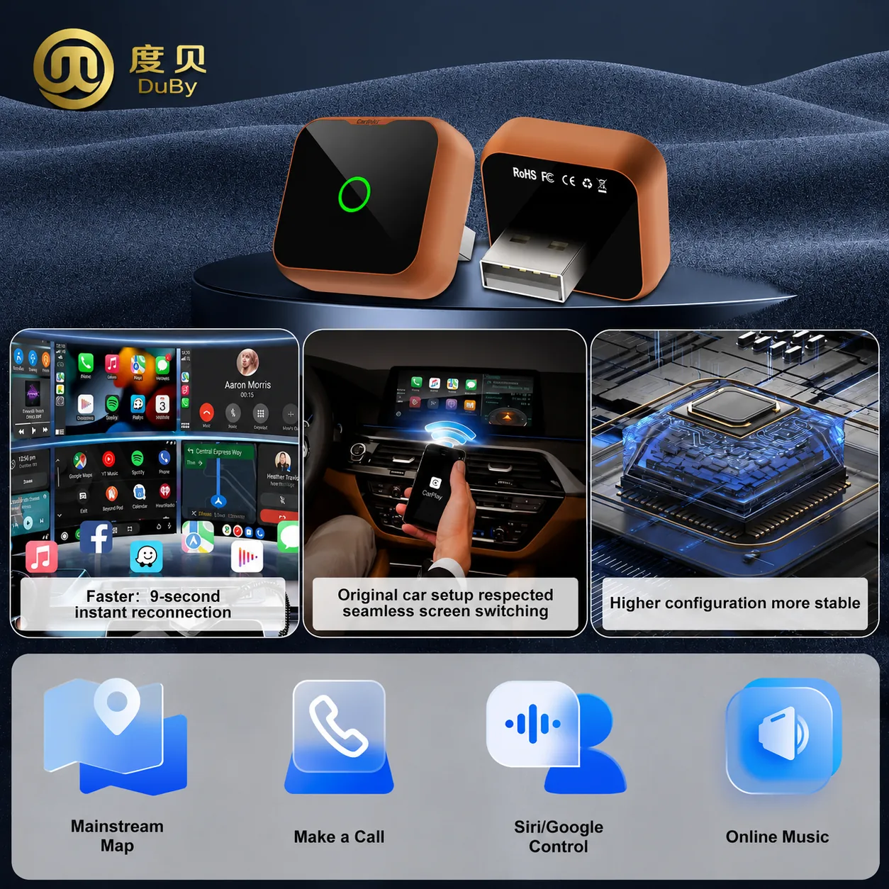 CP027-19 USB CarPlay Adapter detail 4