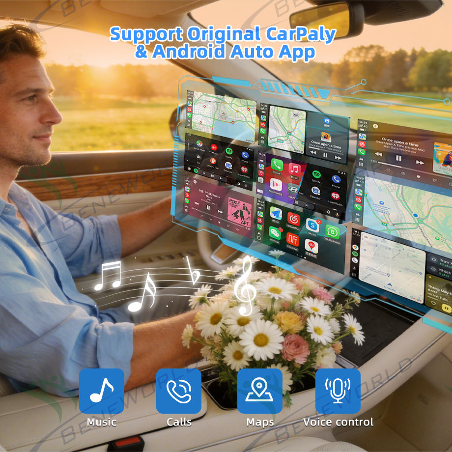 CP055 original CarPlay and Android Auto app support image