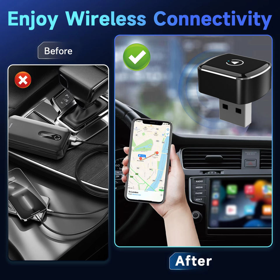 CP056 wireless connectivity before and after car multimedia upgrade