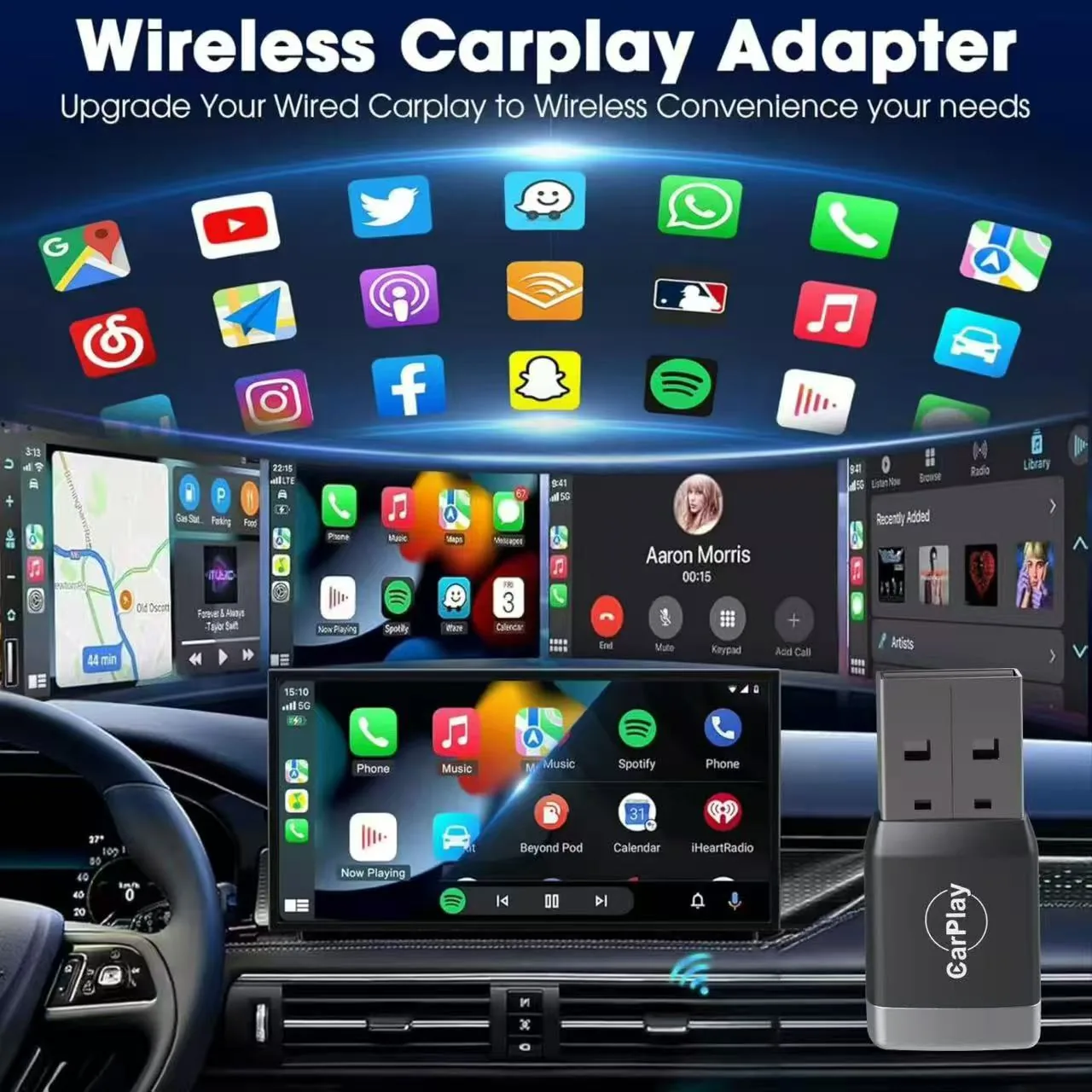 CP101 Wireless CarPlay Adapter thumbnail 4