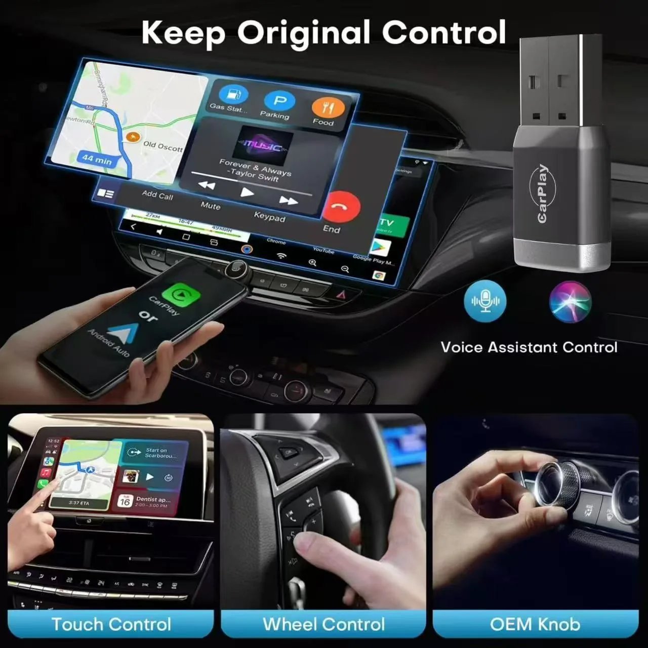 CP101 Wireless CarPlay Adapter thumbnail 3