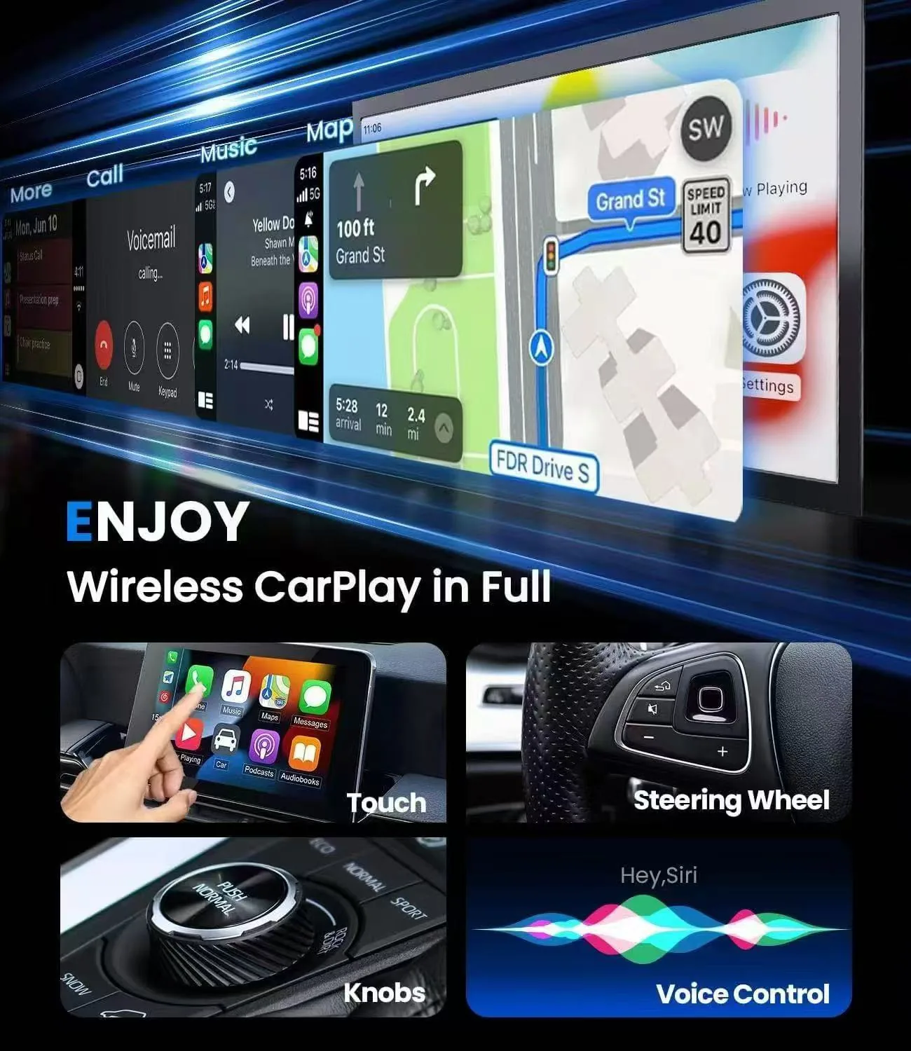 CP101 Wireless CarPlay Adapter thumbnail 2