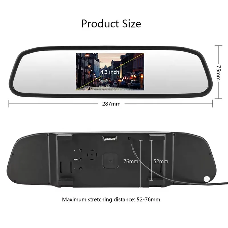 DD451 4.3 Inch Mirror Monitor Kit thumbnail 5