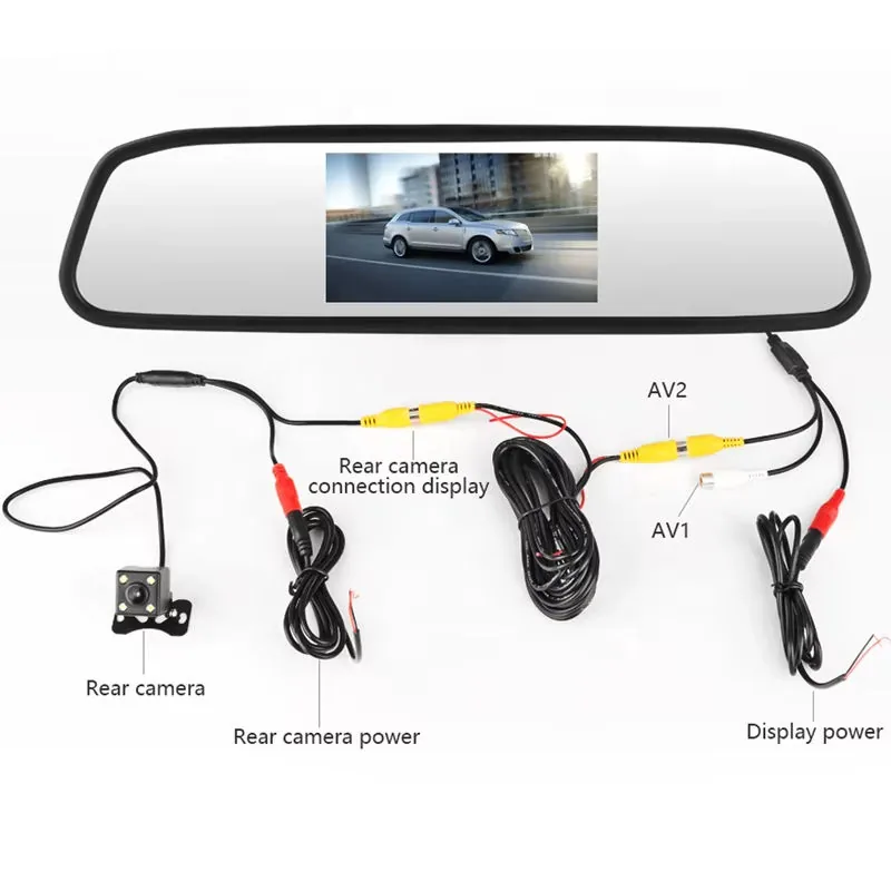 DD451 4.3 Inch Mirror Monitor Kit thumbnail 4