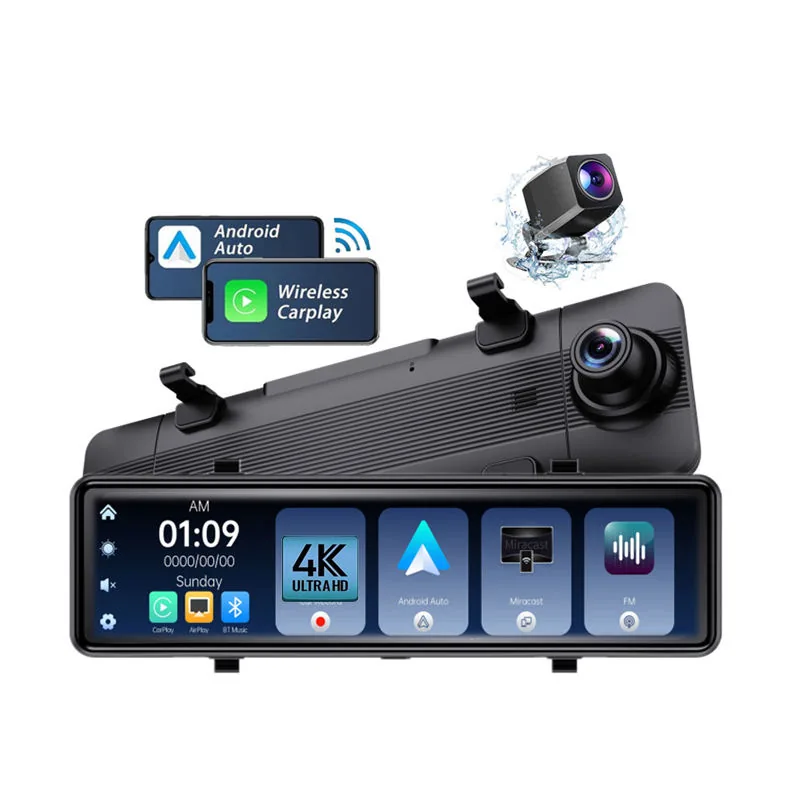 H8 4K Mirror DVR CarPlay