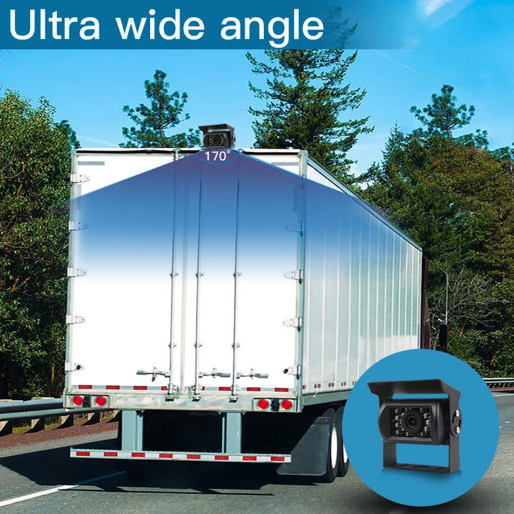 TC604E 170 degree ultra wide angle truck camera application on trailer rear view TC604E 170 degree ultra wide angle truck camera application on trailer rear view