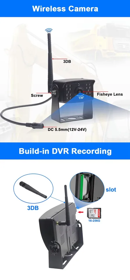 TWL04 Wireless Truck Camera Kit detail 5
