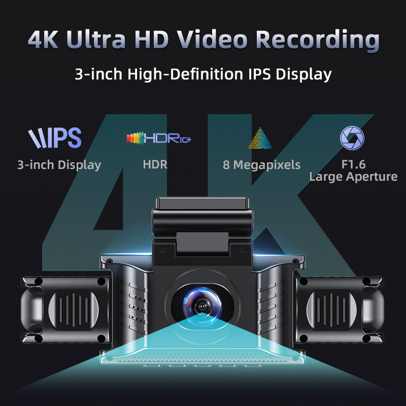 X404 4-channel panoramic dash cam 4K Ultra HD main product image X404 4-channel panoramic dash cam 4K Ultra HD main product image