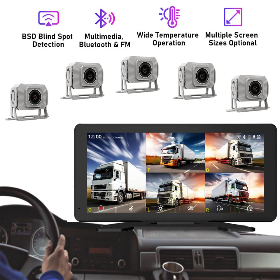 X805-4G Truck Camera System catalog image - X805-4G commercial truck camera system with 4G remote monitoring, GPS positioning, 1080P HD stable recording,. X805-4G Truck Camera System catalog image - X805-4G commercial truck camera system with 4G remote monitoring, GPS positioning, 1080P HD stable recording,.